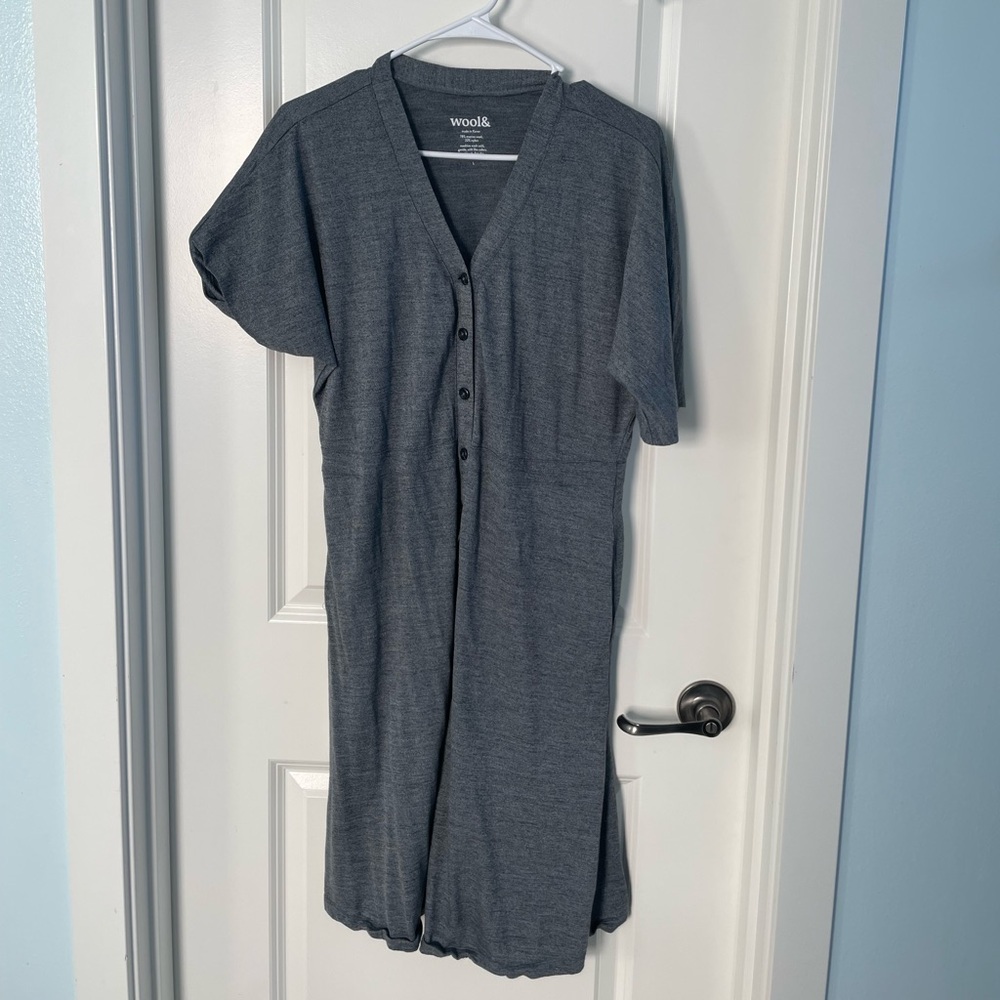 Wool& Gray Amalya Button Front Dress